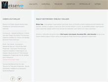Tablet Screenshot of eksenyapi.com